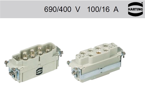 HARTING Han-Com系列插芯Han K 6/6技术介绍