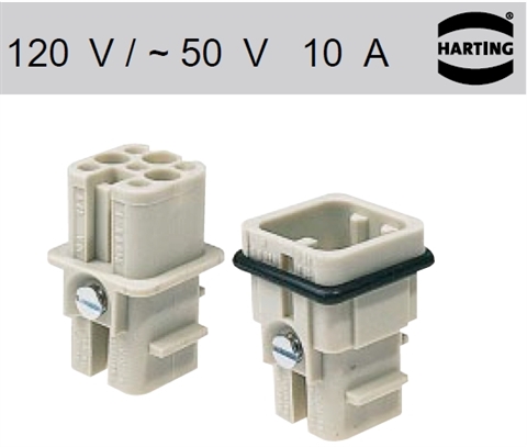 HARTING Han 8D 系列插芯技术参数